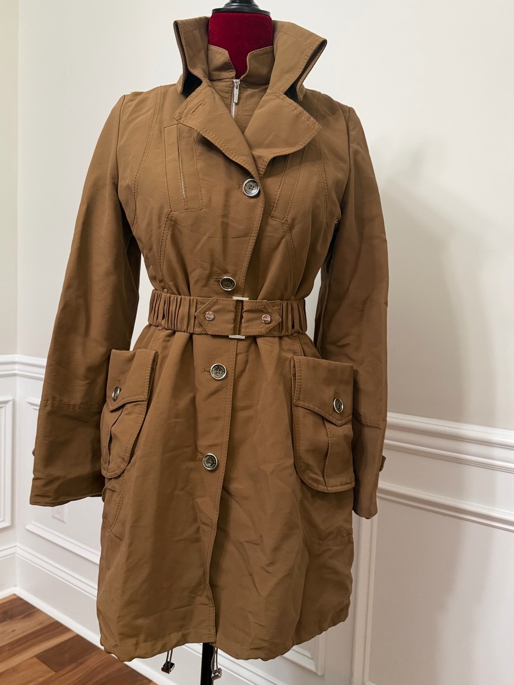 Karen Millen Brown Belted Trench Women’s‎ Coat